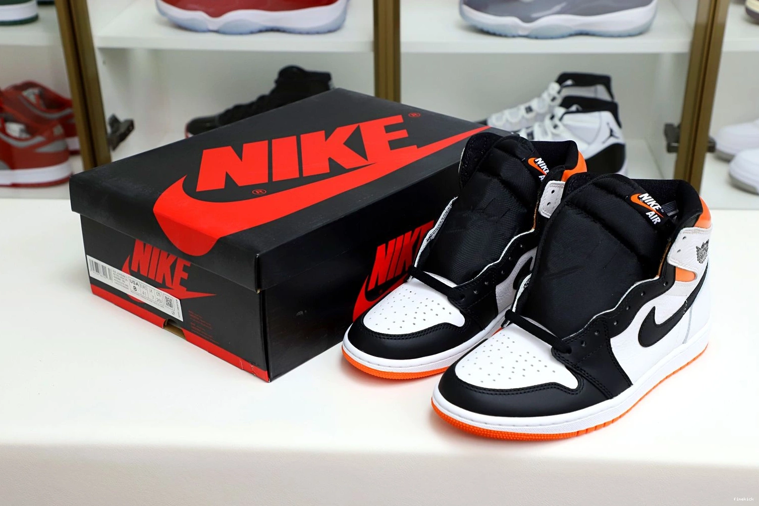 Jordan Electro Orange' High 1 OG Air Retro 0127
